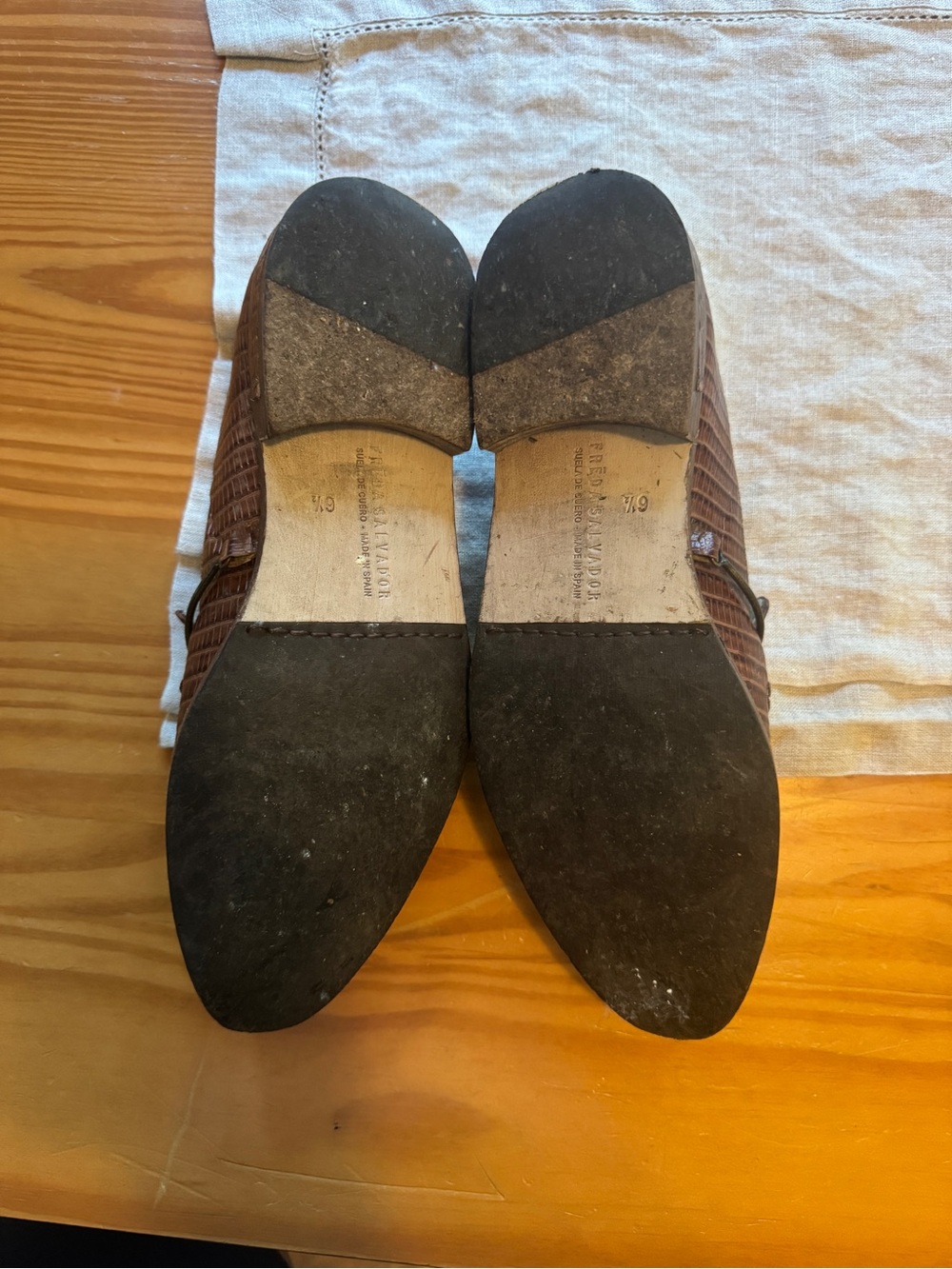 Freda Salvador Brown Light halo Loafer 6.5 - Picture 3 of 4